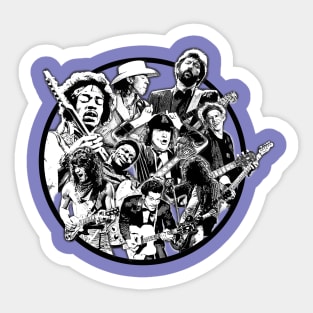 Guitar Gods Sticker